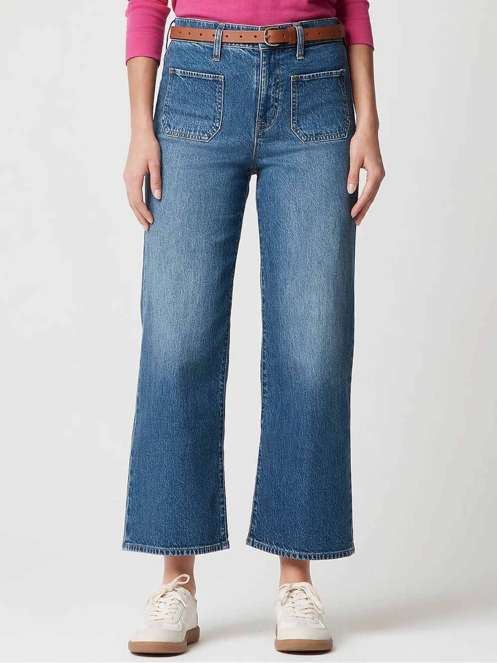 J.Crew Factory Wide Leg Crop Jeans